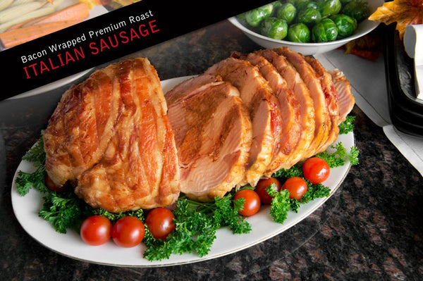 Bacon Wrapped Turducken Premium Roast - 6.6 lb