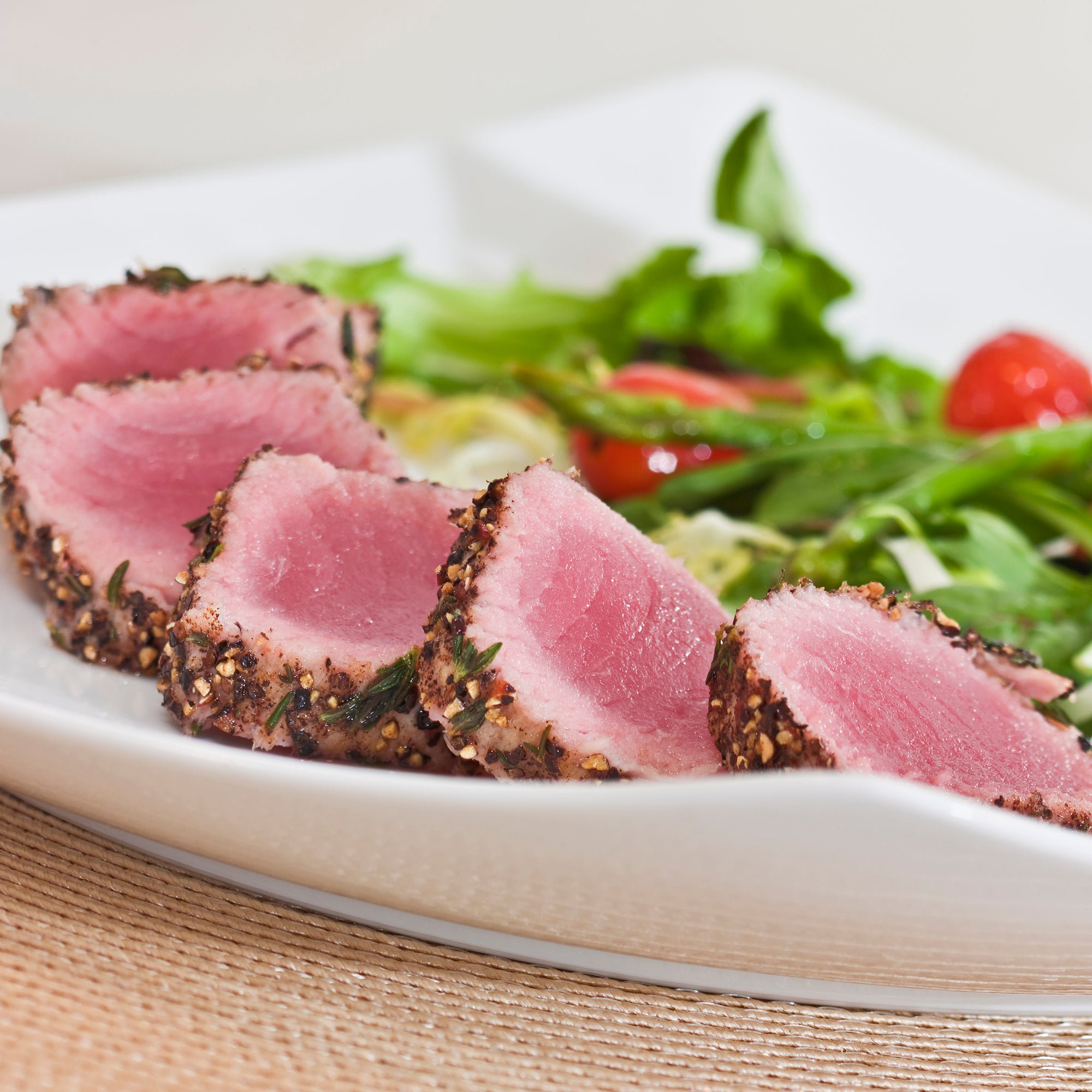 Ahi Tuna 6 oz individual portions - 10 lb case (26 portions)