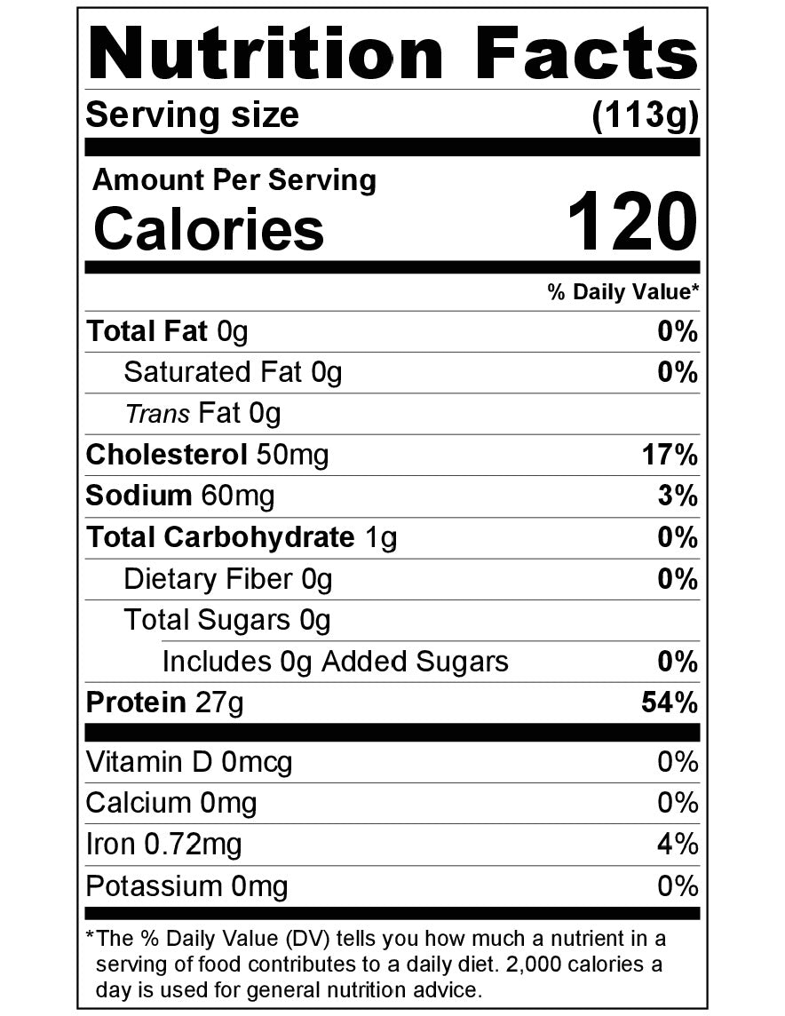 Ahi Tuna 6 oz individual portions - 10 lb case (26 portions)