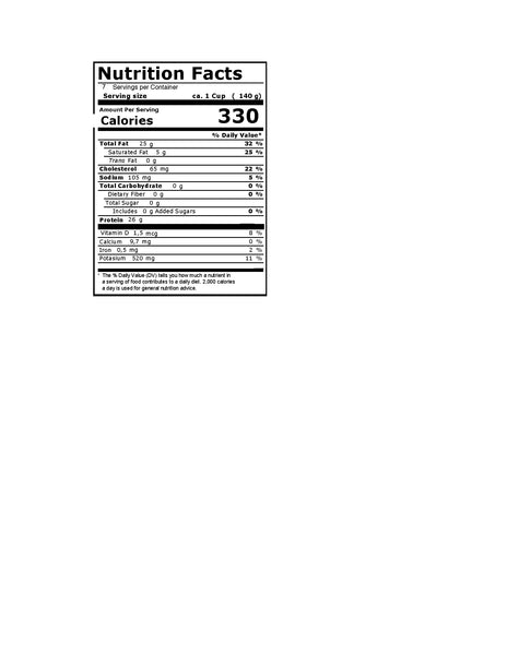 Coho Salmon Filets,  2 - 3 lb per filet, 4 filets per order (approx. 10 lbs)